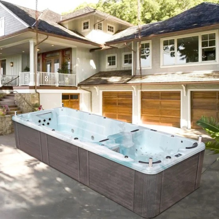 Плавательный СПА бассейн с противотоком Bigeer Окта